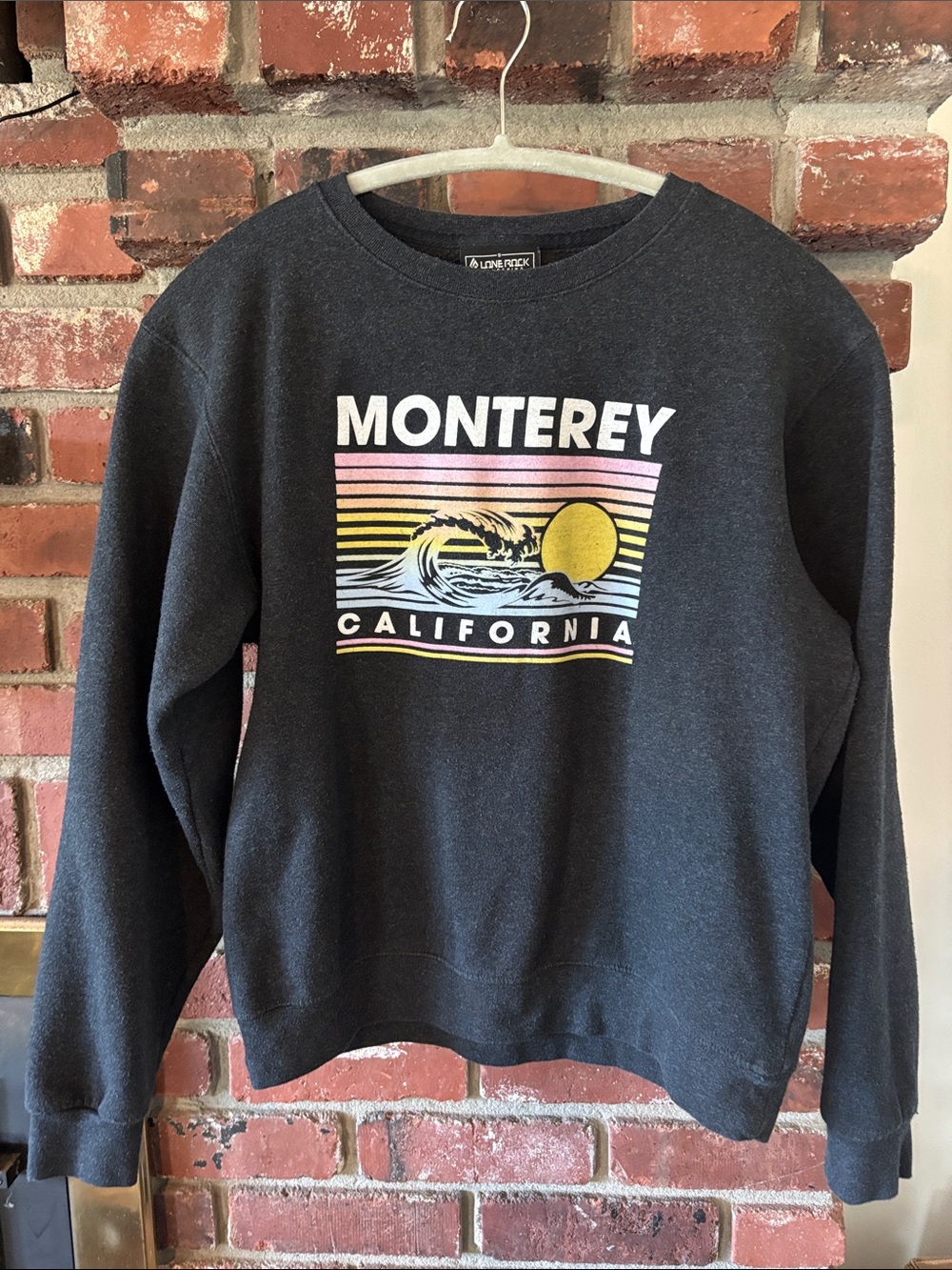 Lone Rock Clothing Monterey California Graphic Sweatshirt True Small